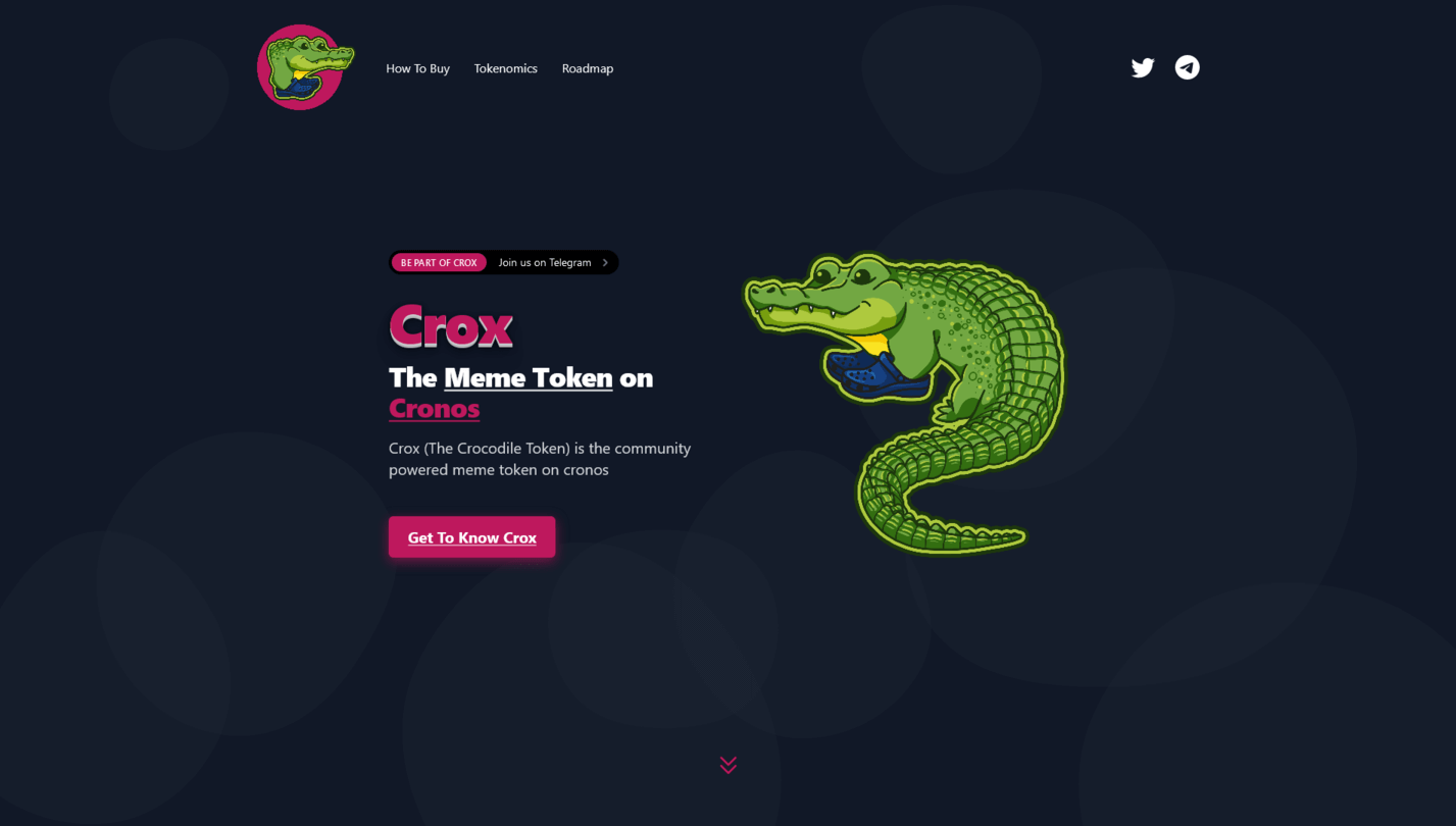 crox site screenshot