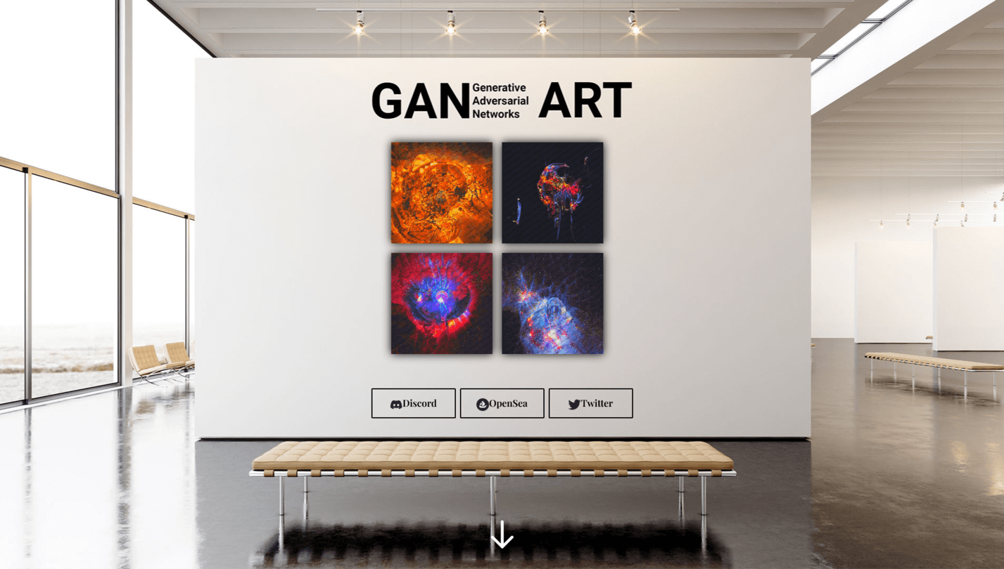 gannft site screenshot